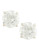 Fine Jewellery 14K White Gold Cubic Zirconia Earrings - CUBIC ZIRCONIA