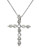 Effy 14K White Gold Diamond Cross Pendant - DIAMOND