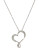 Effy Pave Classica 14 Kt White Gold Diamond Heart Pendant - DIAMOND