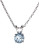 Effy 14K White Gold Aquamarine Pendant - AQUAMARINE