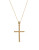 Fine Jewellery 14K Yellow Gold Polished Cross Pendant - YELLOW GOLD