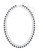 Swarovski Silver Tone Swarovski Crystal Collar Necklace - GREY
