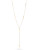 Elizabeth And James Miro Lariat - GOLD