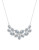 Swarovski Silver Tone Swarovski Crystal Collar Necklace - BLUE