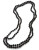 Carolee Faceted Jet Crystal Rope Necklace - JET