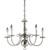Americana Collection Brushed Nickel 5-light Chandelier