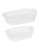 Corningware French White 2 Piece Set - WHITE