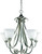 Torino Collection Brushed Nickel 5-light Chandelier