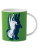 Royal Doulton Street Art Pure Evil Mug Bunny Fingers - GREEN