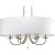 Nisse Collection Polished Nickel 6-light Chandelier