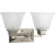 North Park Collection Brushed Nickel 2-light Wall Bracket