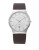 Skagen Denmark Men's Leather and Stainless Steel Watch - BROWN