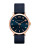 Marc By Marc Jacobs Womens Baker Rose Gold and Navy Strap Standard - BLUE