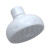 Full Spray Single Function Showerhead - White