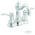 Chrome Two-Handle High Arc Bathroom Faucet