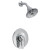 Reliant 3 Shower Trim Kit with Flo-Wise Water Saving Showerhead in Satin-Nickel