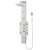 6-Jet Shower System with Directional Showerhead in Stainless Steel