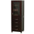 Shaina 24 In. W x 17 In. D x 71 In. H Linen Cabinet in Espresso