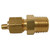 Brass Compression Cap less insert (1/2 Inches)