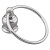 Chrome Decorator Towel Ring