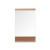 Elle 22 In. Mirror in Pear Wood