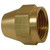 Brass Short Rod Nut (1/2 Inches Flare)
