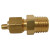 Tube to Male Pipe Connector with Brass Insert (1/4 x 1/8)