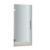 Cascadia 36 In. x 72 In. Completely Frameless Hinged Shower Door in Chrome