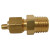 Tube to Male Pipe Connector with Brass Insert (5/8 x1/2)