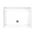 Town Square 34 Inch x 48 Inch Single Threshold Shower Base in White