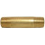 Yellow Brass 1/4 Inches Pipe Nipple 2 Inches