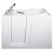 E-Series Air Massage 48 Inch. X 30 Inch. Walk In Tub In White With Left Drain