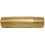 Yellow Brass 1/2 Inches Pipe Nipple 3 Inches