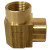 Cast Brass Female Pipe to Female Pipe Elbow (1/2)