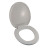 Universal Toilet Seat: Fits Round Bowl Toilets In White With Easy Remove Slow Close Hinges