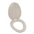 Universal Toilet Seat: Fits Elongated Front Bowl Toilets (White Only)