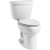 Cimarron Two Piece 1.28 Gal. Elongated Touchless Toilet in White
