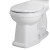 Townsend Champion Right Height Round Front Seatless Toilet Bowl Only in White