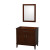 Hatton 35 In. Vanity with Mirror in Dark Chestnut