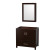 Sheffield 35 In. Vanity Cabinet with Medicine Cabinet in Espresso