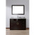 Zoe 48 Espresso / Carrera Vanity Ensemble with Mirror and Faucet