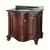 Estates Rich Mahogany  36 inches Vanity Combo with Black Granite Top