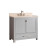 Modero 36 In. Vanity in Chilled Gray with Marble Vanity Top in Gala Beige