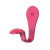 Bright pink single hook