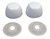 Contractor Pack : Toilet Bolt Cap Covers (10 Pairs Pack) White