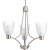 Asset Collection 3-light Brushed Nickel Chandelier