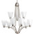 Asset Collection 9-light Brushed Nickel Chandelier