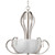 Dazzle Collection 5-light Brushed Nickel Foyer Pendant