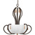 Club Collection 5-light Antique Bronze Foyer Pendant