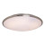 1+1 Light Flush Mount Satin Nickel Finish White Glass